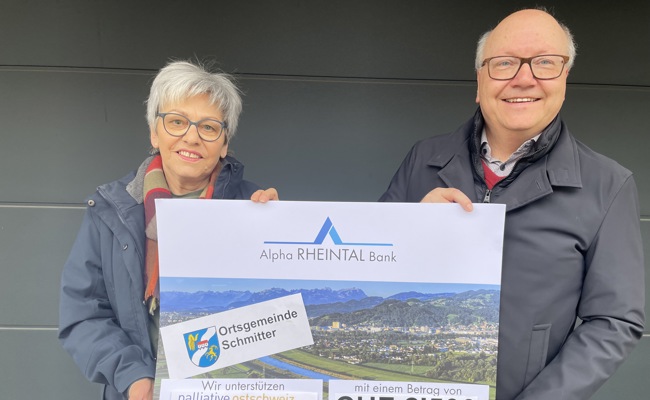 Christbaumverkauf Schmitter unterstützt Palliative Care im Rheintal