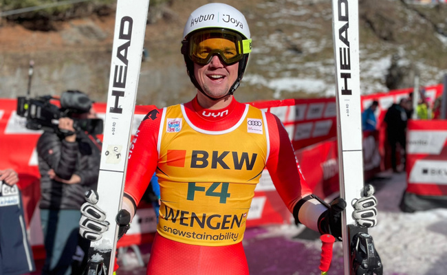 Am Lauberhorn: Ein St.Margrether spurt für die Besten – und verliert bloss acht Sekunden auf Odermatt
