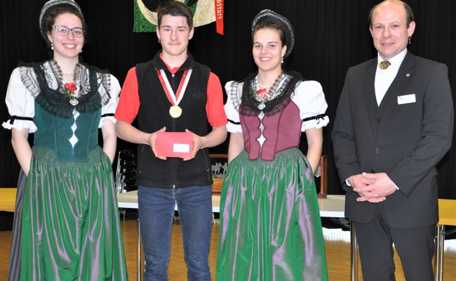 Kantonale Ehrung für Häädler Schützen Martin Graf