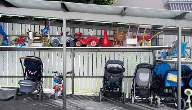 Seitenblick: Der Eisbrecher im Kinderwagen