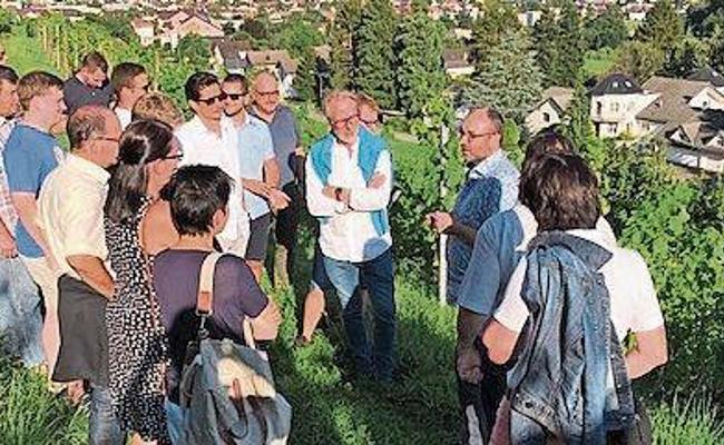 Gwerbler besuchten das Schlossgut Grünenstein