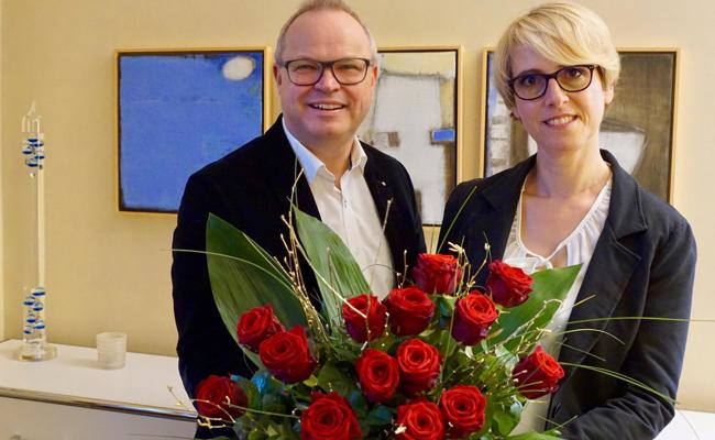 Katharina Marzano feiert 20-Jähriges bei bürotrend ag