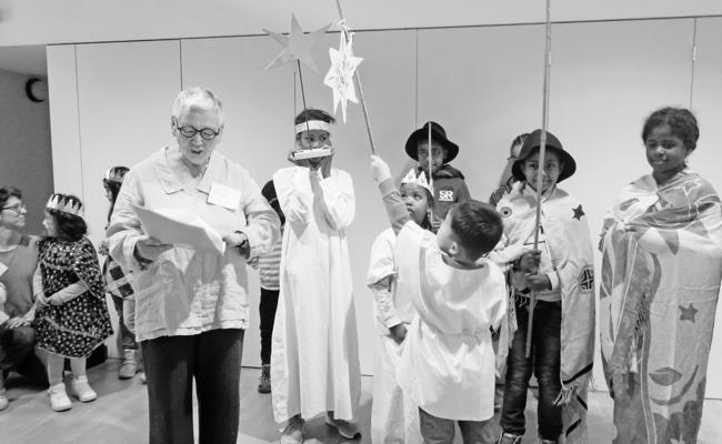 Das Solinetz Rheintal feierte  Weihnachten mit Flüchtlingen