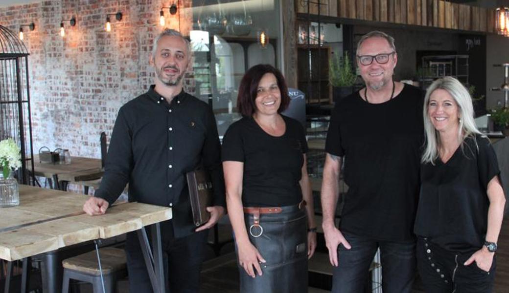 Slaven Ratkovac (v. l.), Reny Krüsi sowie Heinz und Manuela Sieber freuen sich auf den Start. Slaven Ratkovac (v. l.), Reny Krüsi sowie Heinz und Manuela Sieber freuen sich auf den Start.