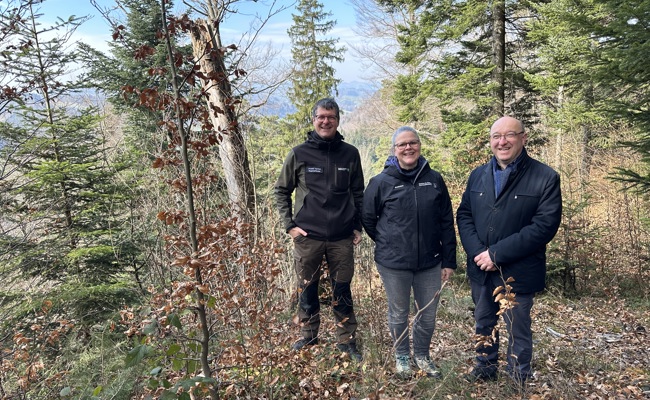 Beat Tinner zu Besuch: Wald mit Zukunft braucht Politik mit Weitblick