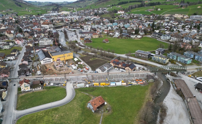 Eine Herkulesarbeit an Appenzeller Viadukt