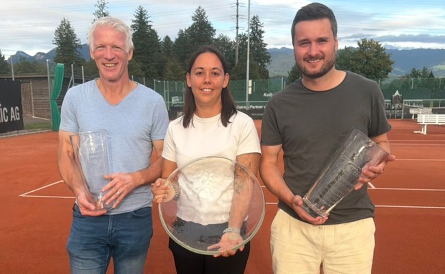Beim Tennisclub Oberriet setzten sich die Favoriten durch