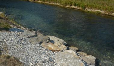 Anlegestelle am Kanal in Arbeit