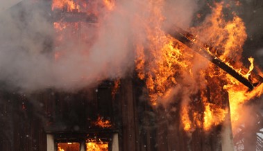 In Gaissau ist ein leerstehendes Haus in Brand geraten