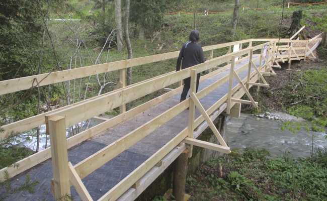 Eine neue Brücke im Vorderland – sie dient aber nur dem Langsamverkehr