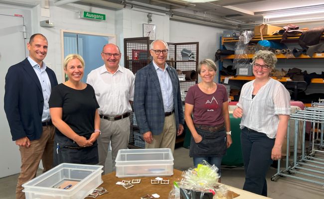 Regierungsrat und Gemeindepräsident am Gürtel-Workshop