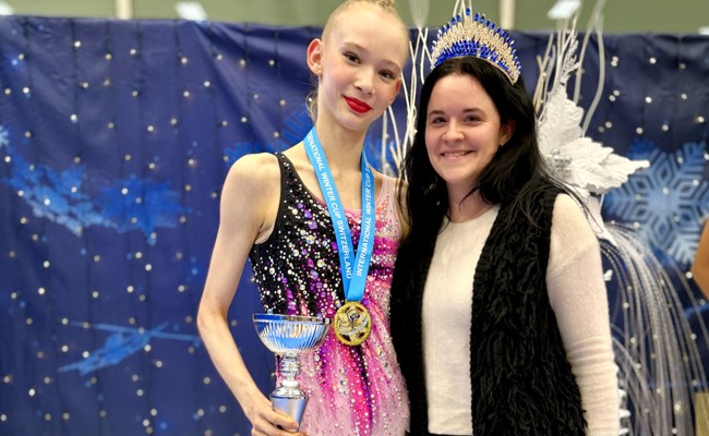 Gymnastin Leni Leufen holt am Internationalen Wintercup Gold
