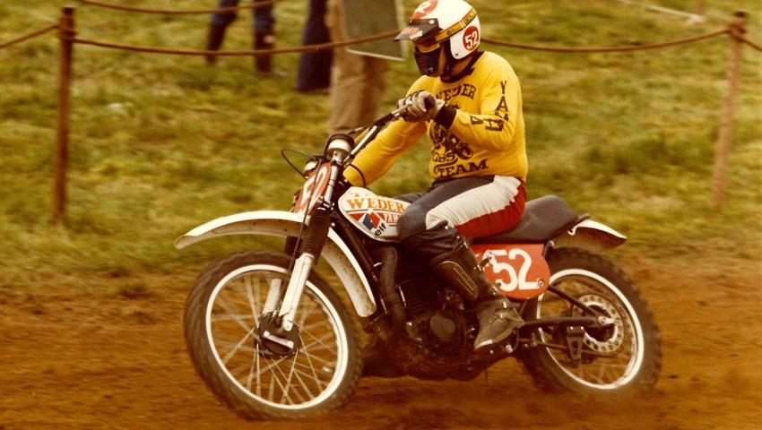 In den 1970er-Jahren bestritt Bruno Weder auch selbst erfolgreich Motocross-Rennen.