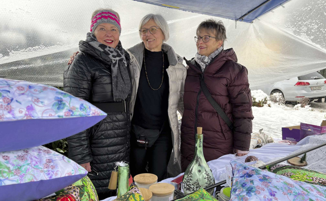 Der Adventsmarkt als Gelegenheit, Menschen mit dem Angebot eine Freude machen