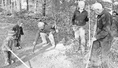 Frondiensteinsatz im Naturschutzgebiet Held