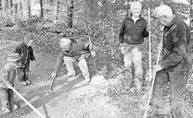 Frondiensteinsatz im Naturschutzgebiet Held