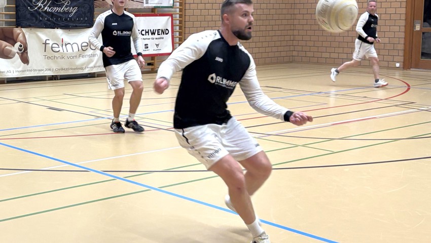Die Spieler des Seriensiegers aus Widnau in Aktion.