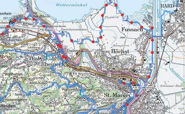 Velowege: St. Margrethen wird nicht absichtlich umfahren