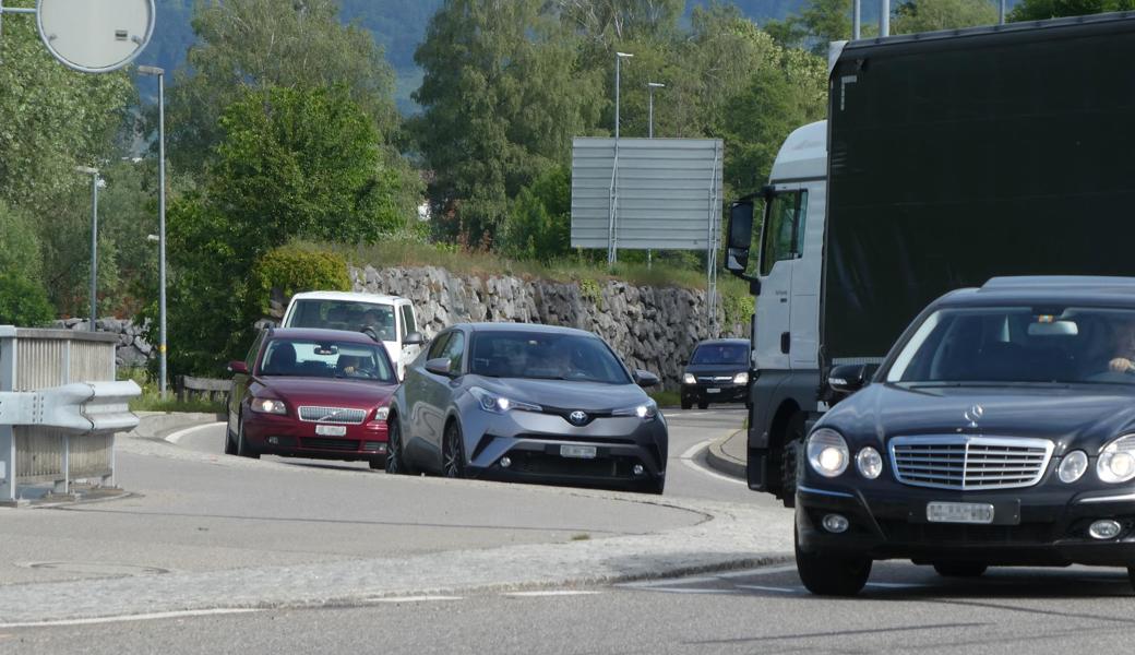 Im Bereich der Autobahnanschlüsse kommt es immer wieder zu Stau.