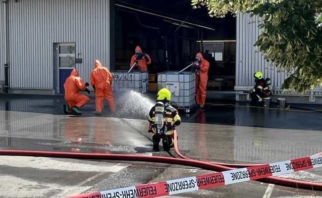 Chemieunfall an der Rheinstrasse: Reaktion in Sondermülltank