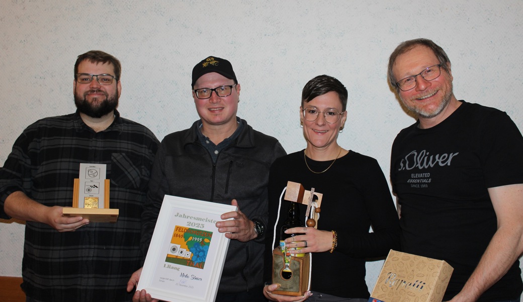 von links: Fabian Schwietering, Mirko Sönser, Stefanie Zoller, Ralph Seiz