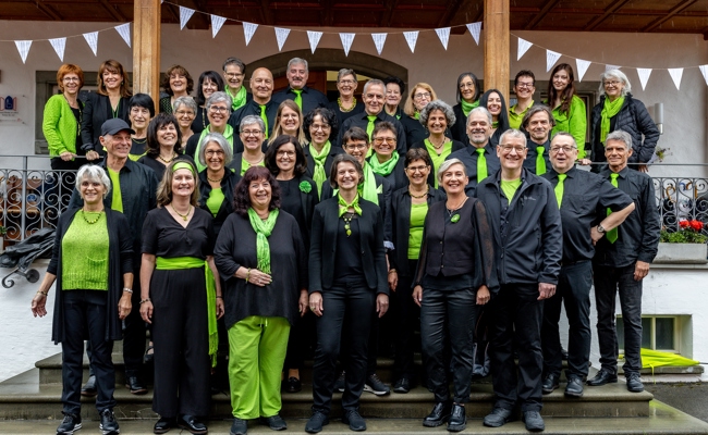 Harmonischer Erfolg: Chor beim Rheintaler Gesangsfest