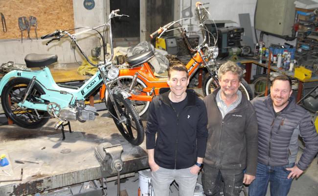 Das "Schnäpperli" verbindet: Drei Männer gründen einen Töffli-Club