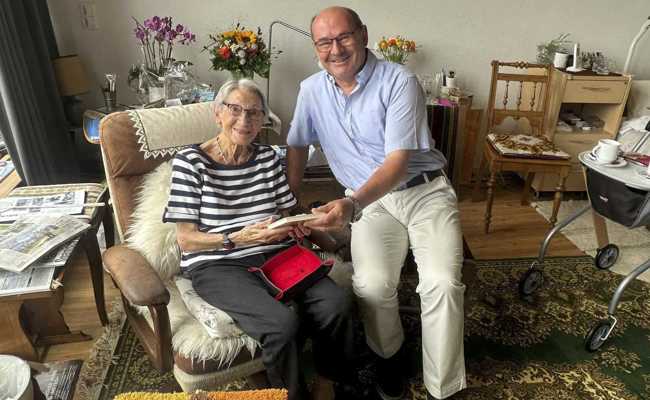 102 Jahre voller Lebensfreude: Heidy Weingart feiert Geburtstag