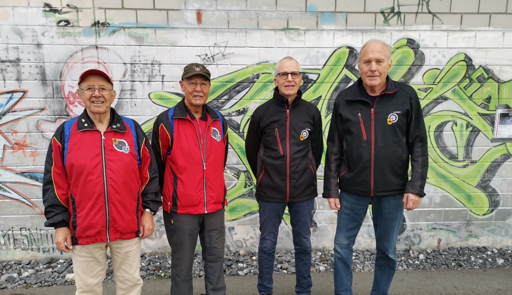  v.l.n.r Chartouni Robert, Nüesch Walter, Wetli Ruedi, Koch Valentin