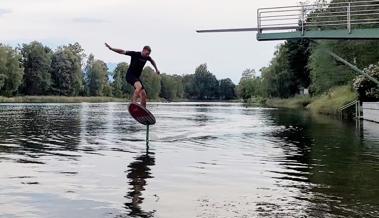 Neuer Surftrend am Baggersee