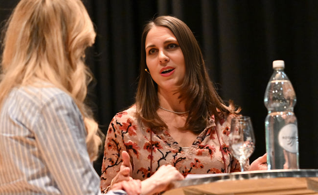 Die 127-fache Handball-Nationalspielerin Karin Weigelt war Ehrengast am Rheintaler Sportpreis