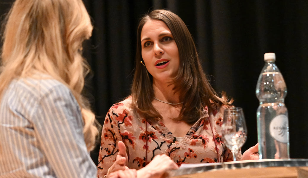 Die 127-fache Handball-Nationalspielerin Karin Weigelt war Ehrengast am Rheintaler Sportpreis