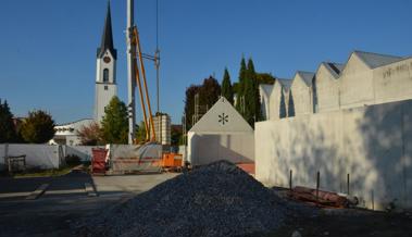Rohbau der Aufbahrungshalle fast fertig
