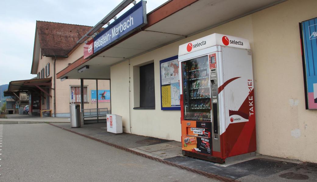 Selecta-Automat, Bahnhof Rebstein.
