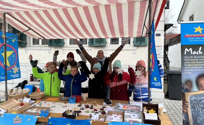 Kinder helfen Kindern bei den Unicef-Sternenwochen