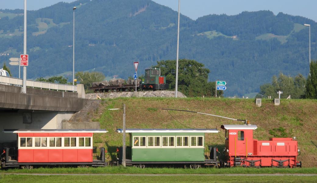 Kommt Rhesi hat das Rheinbähnle keinen Platz mehr.