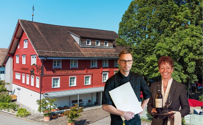 Ein Neuling ist unter den besten Restaurants im Rheintal