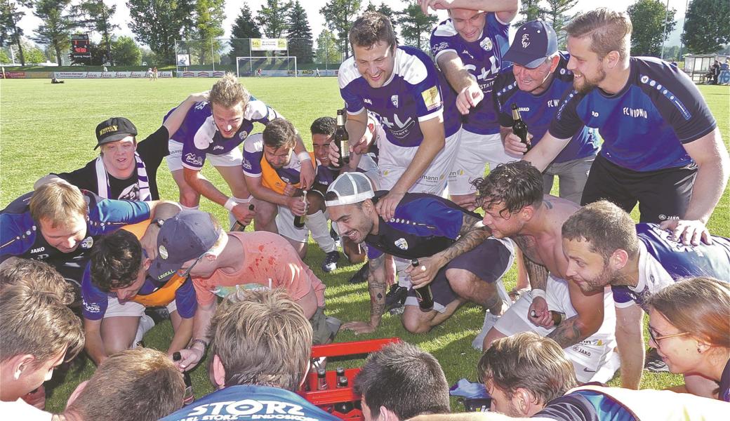 FC Widnau: Aufstieg in die 2.Liga interregional.