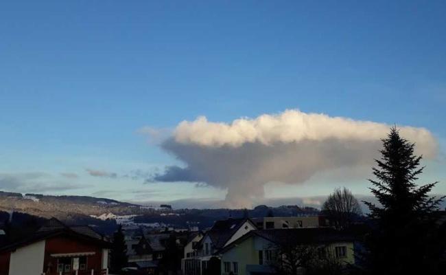 Eine Wolke wie aus einem Science-Fiction-Film
