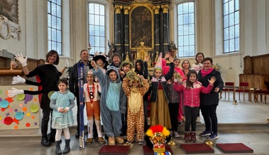 Kinder feierten Fasnacht in der Kirche