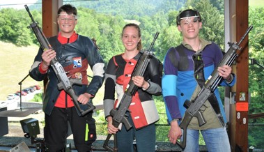 Kornberger Jungschützin gewinnt die Goldmedaille am Obwaldner Schützenfest