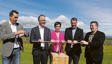 Beim Start ins Jubiläumsjahr zum Rheindurchstich gab es eine Verzögerung — wie schon 1923