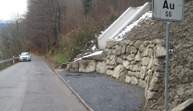 Die Strasse Au-Walzenhausen ist seit einigen Tagen wieder offen