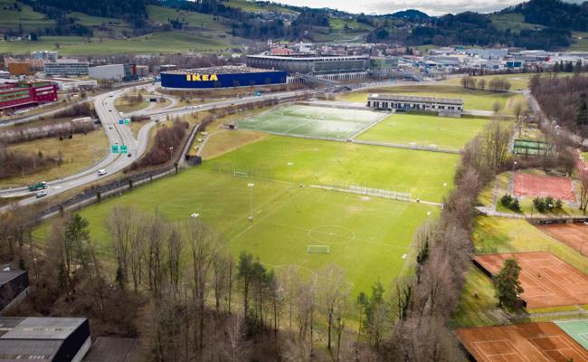 Ein Rasen wie im Stadion