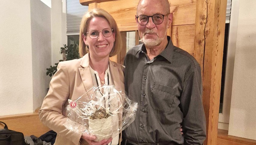 Yvonne Matt bekam einen Dank für ihre Arbeit im Vorstand.