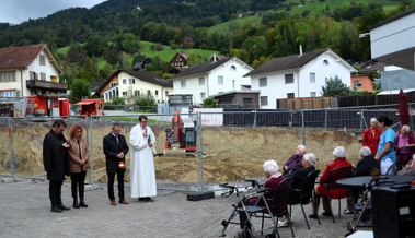 Ein emotionaler Moment auf der Geserhus-Baustelle