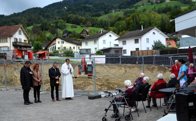 Ein emotionaler Moment auf der Geserhus-Baustelle