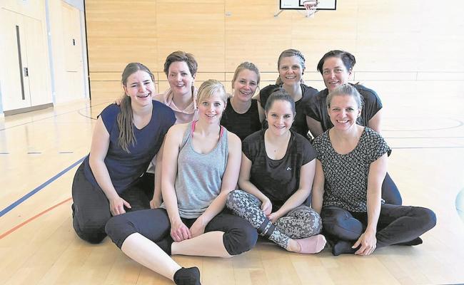 Aerobic-Team des  TV Rüthi startete optimal