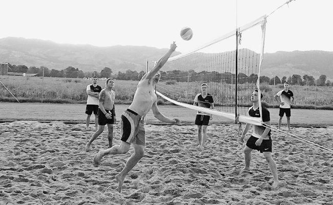 Sehenswerte Spielzüge im Sand