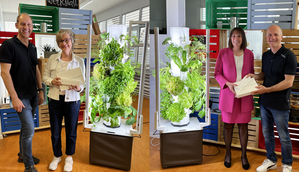 v. l.n.r. Paul Oehy, Annelies Hostettler, Andrea Wiesenhofer, Sascha Rohner
